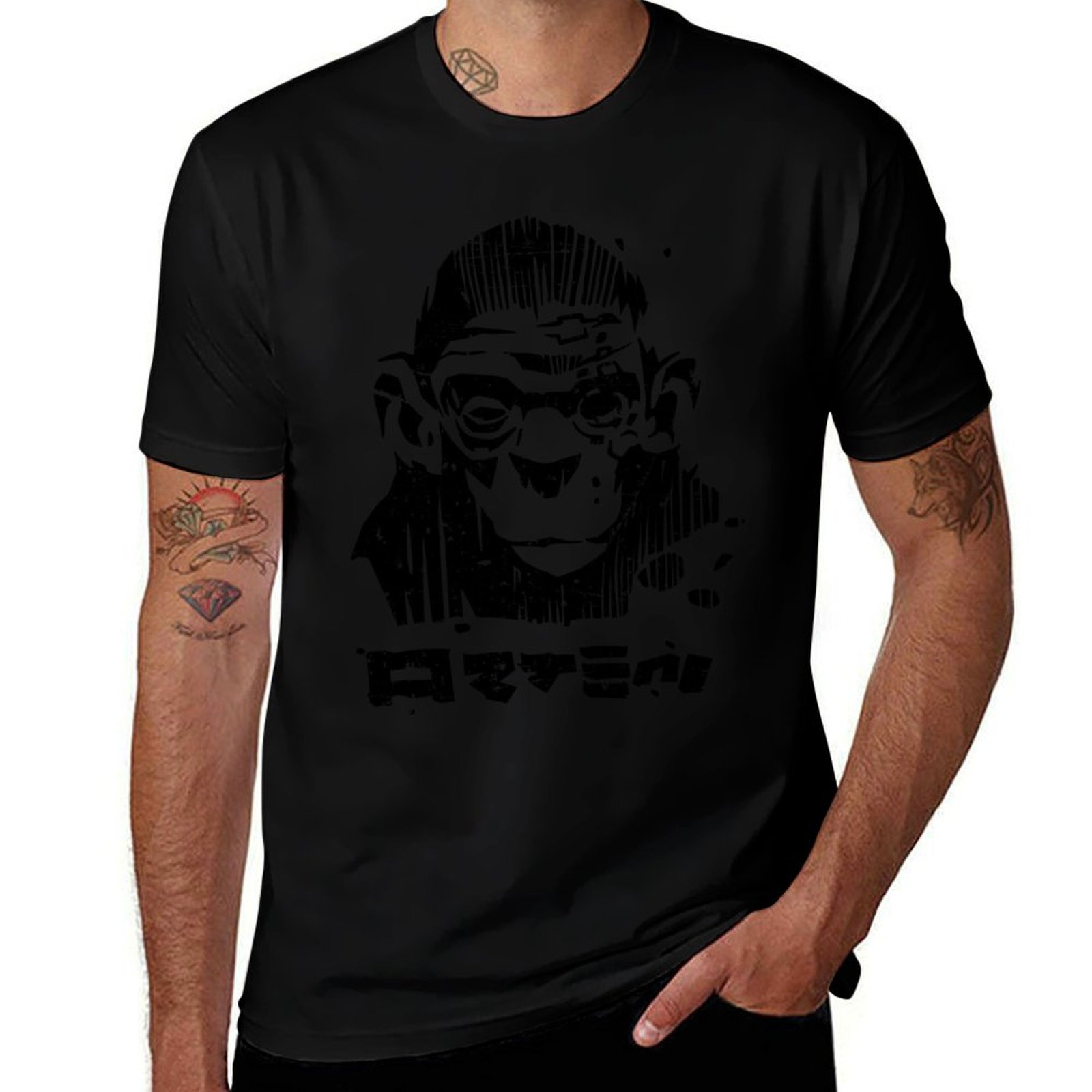 Koszulka Laser Eye Monkey, kos – Industrial Laser Printing recenzja i cena