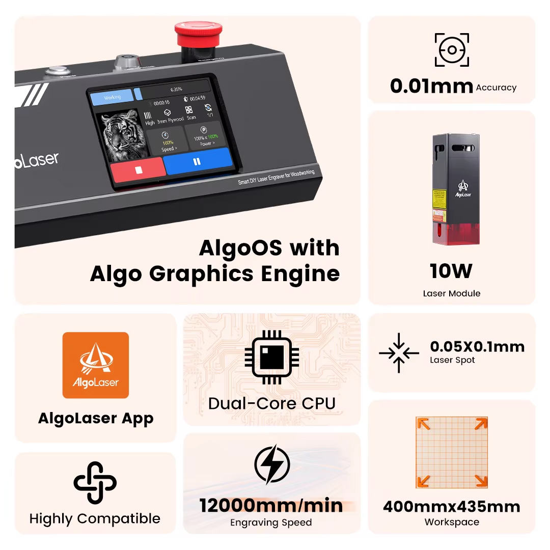 Algolaser DIY Table 40*43cm CN – Industrial Laser Blasting recenzja i cena