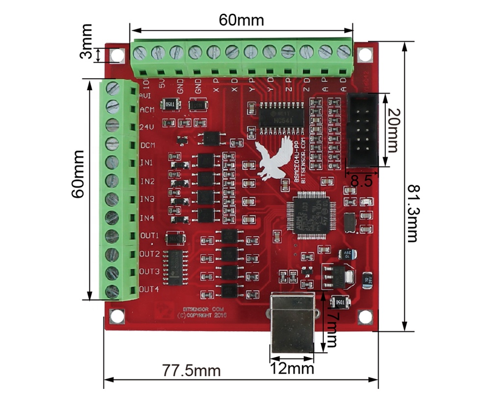 Płytka interfejsu 4-osiowego H – Stepper Driver Cnc recenzja i cena