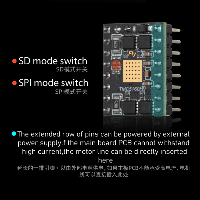 Mellow Fly TMC5160 HV 48V Max  – Stepper Driver Cnc recenzja i cena