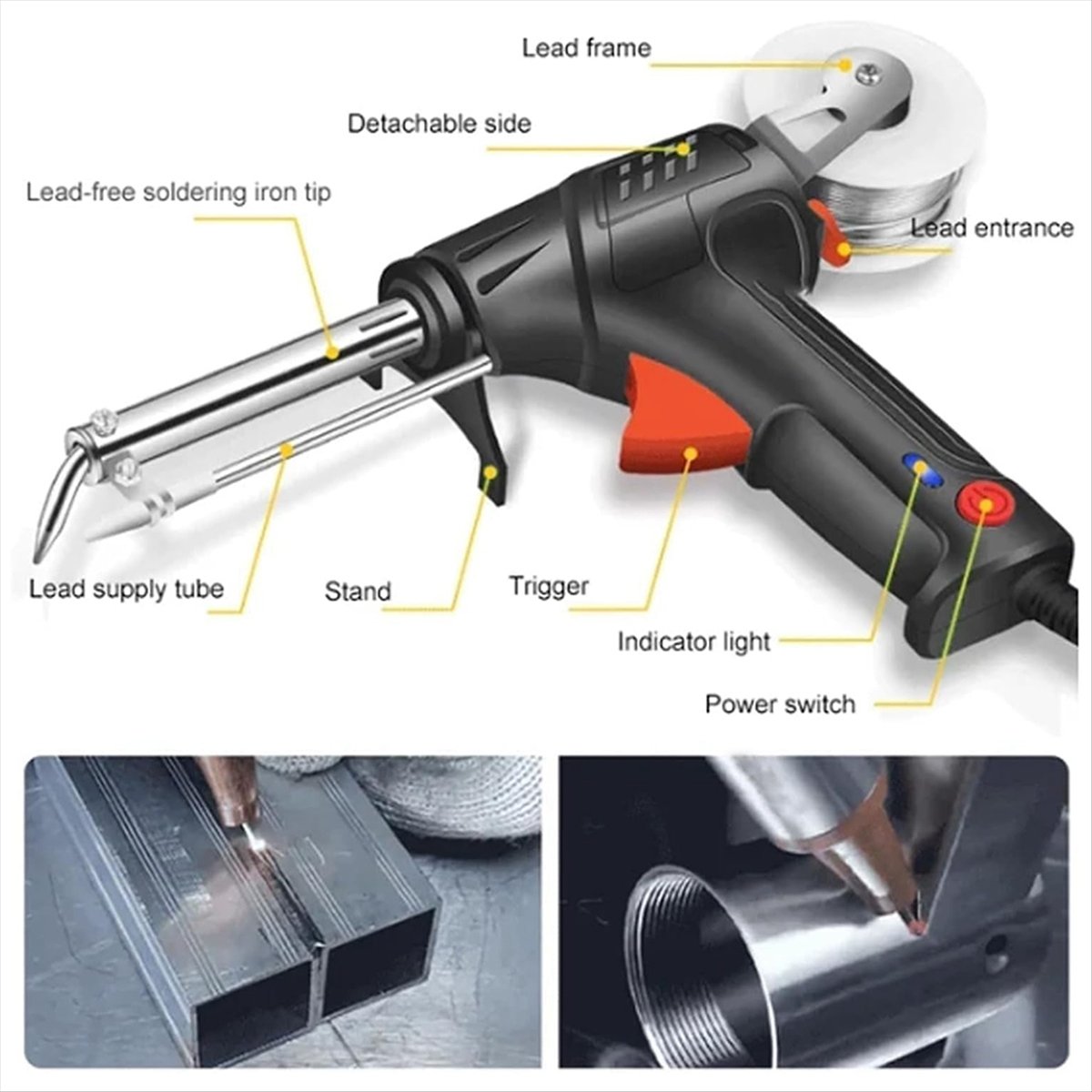 A69T Wewnętrznie Podgrzewany P – Industrial Heated Laser Welding Tool recenzja i cena