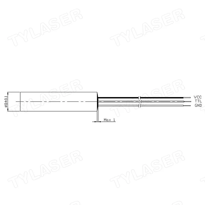 Zewnętrzny moduł laserowy TTL  – Industrial Grade Laser Pointer recenzja i cena