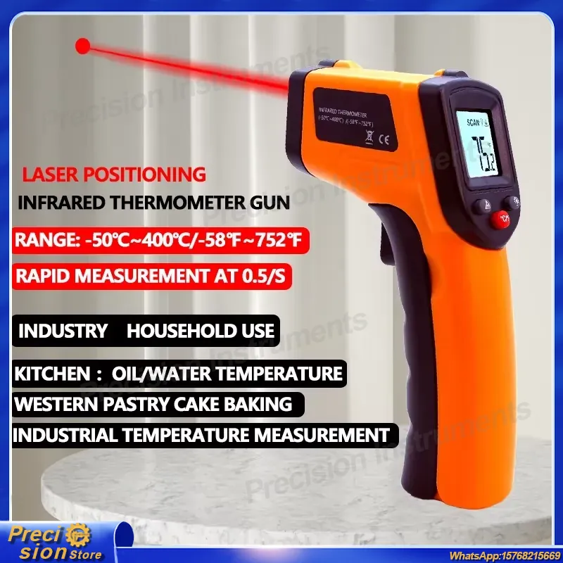 Termometr na podczerwień, bezk – Industrial Handheld Laser recenzja i cena